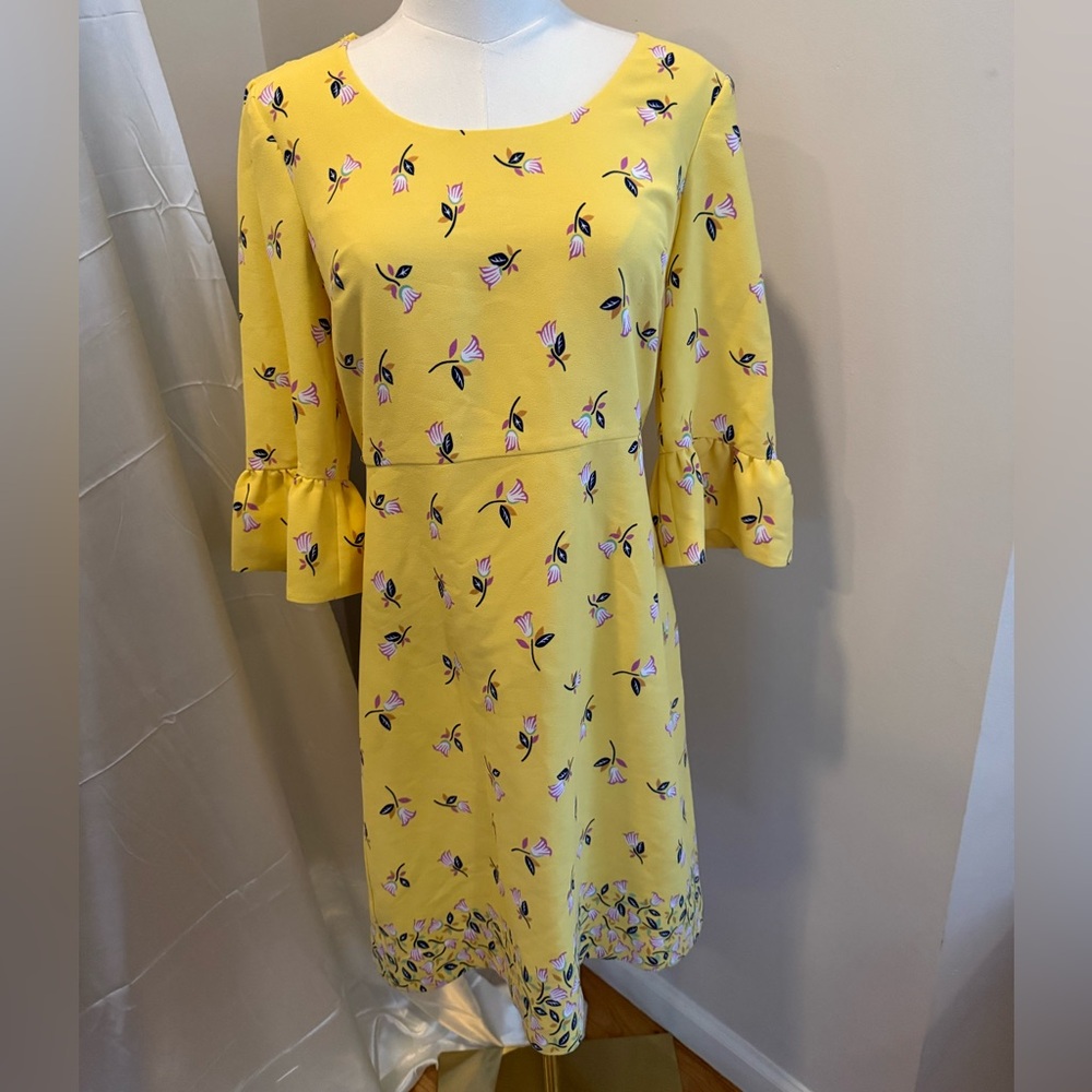 Draper James Sunny Yellow Floral Dress